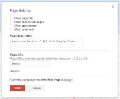 seo google sites